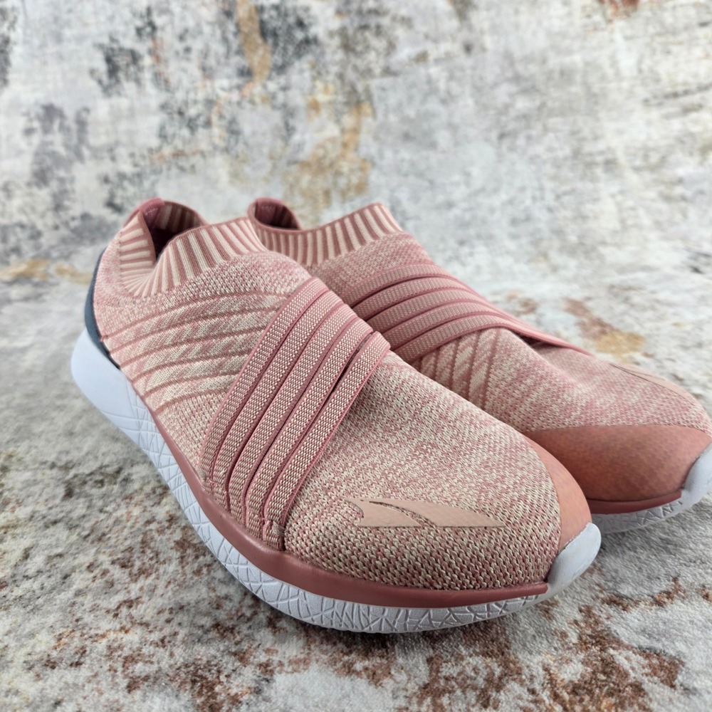 Altra Dyani Shoes Womens 8.5 Mauve Pink Knit Slip On Sneakers AFW1984G